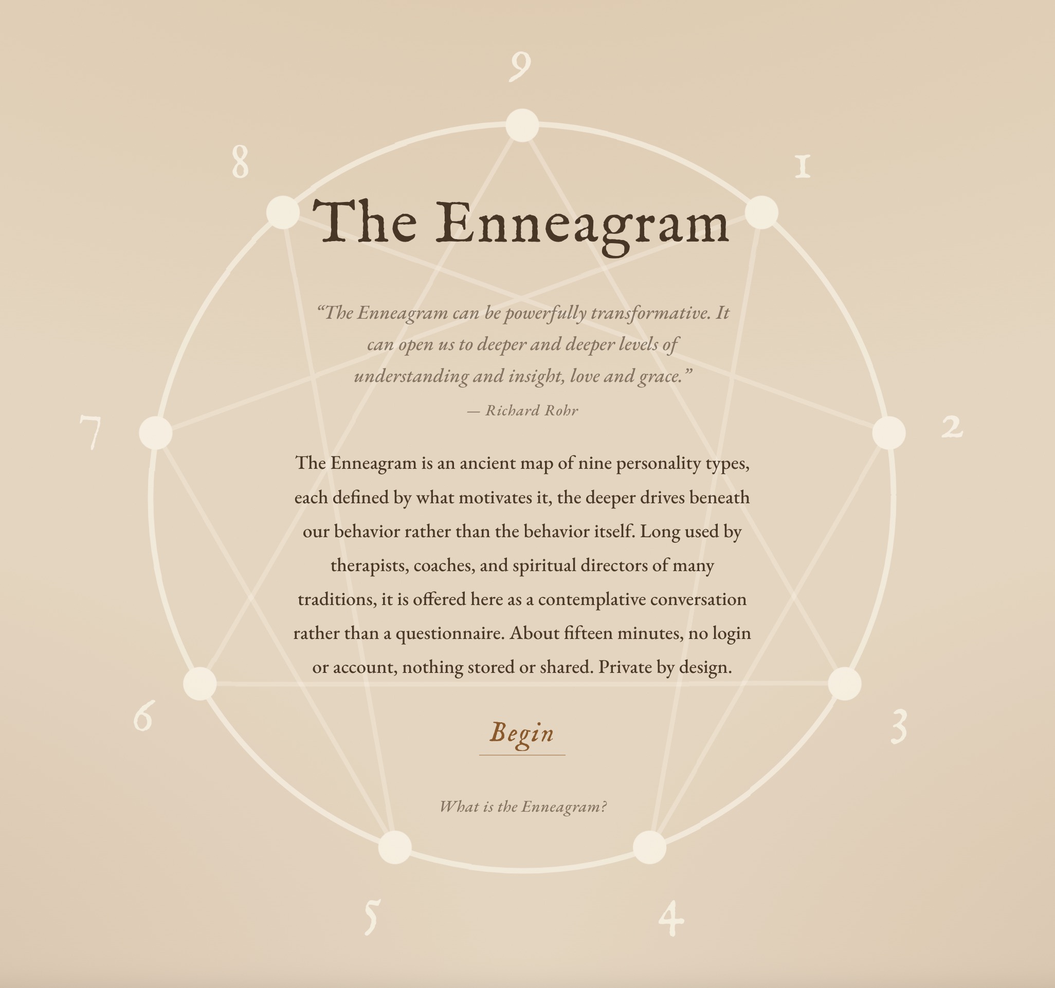 The Enneagram screenshot
